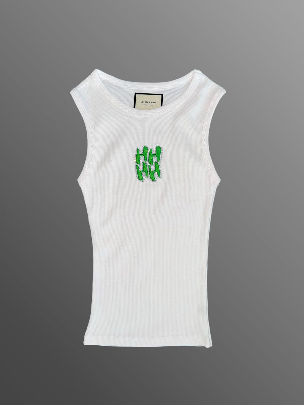 RIBBED JERSEY TOP