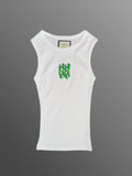 RIBBED JERSEY TOP